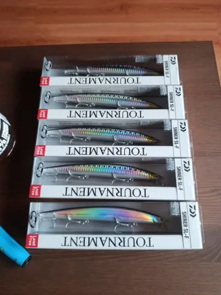 Señuelos Daiwa Tournament Shiner SL-F.para Joao