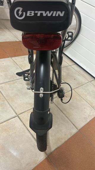 Bicicleta Eléctrica Btwin Gris