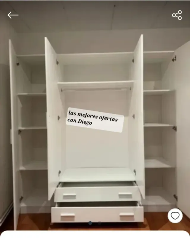 Armario Armario de madera 2,3,4 puertas