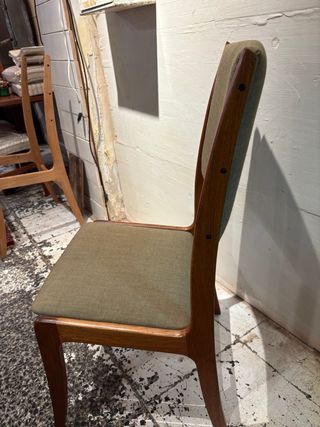6 sillas danesas restauradas