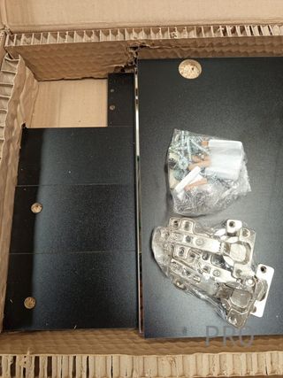 Mobile da bagno a parete nero sospeso