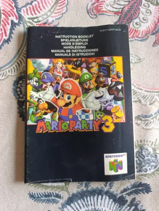 Mario Party 3 N64 Caja y Manual ESP