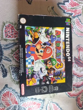 Mario Party 3 N64 Caja y Manual ESP