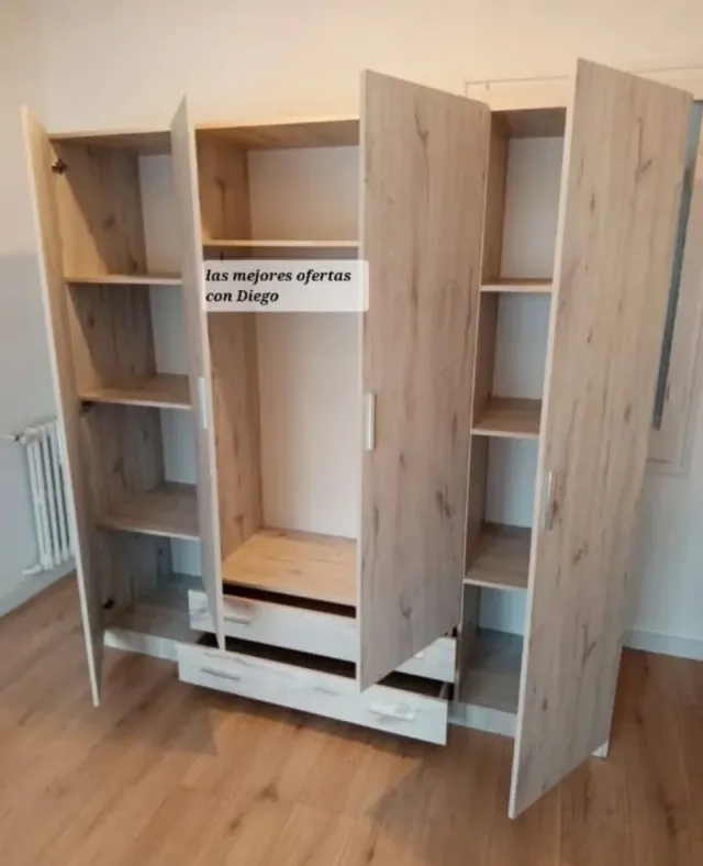 Armario Armario de madera 2,3,4 puertas