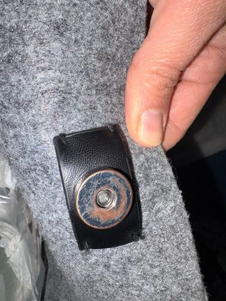 Bolso Maxi Zara Gris con iniciales LG