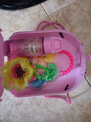 Lote niña: bolso gato y unicornio