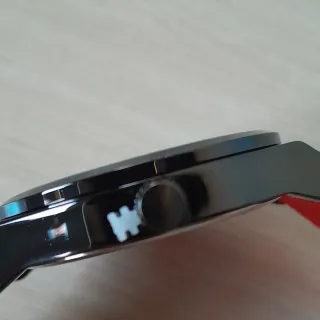 Reloj SKYLINE Hombre Correa Caucho Negro/Rojo