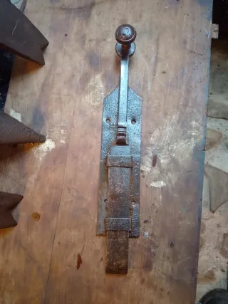 Cerrojo forja antiguo 33cm