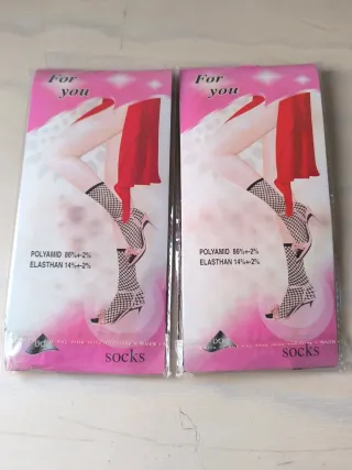 Medias de rejilla LYCRA talla única