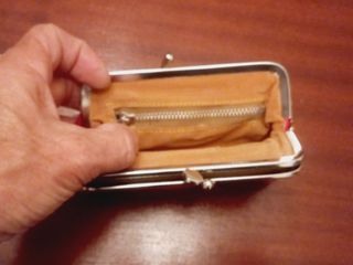 Vintage Carteira em napa - Anos 80