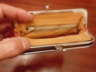 Vintage Carteira em napa - Anos 80