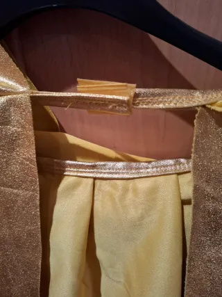 Capa dorada con capucha