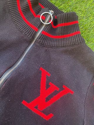 Conjunto Chándal Louis Vuitton Negro y Rojo