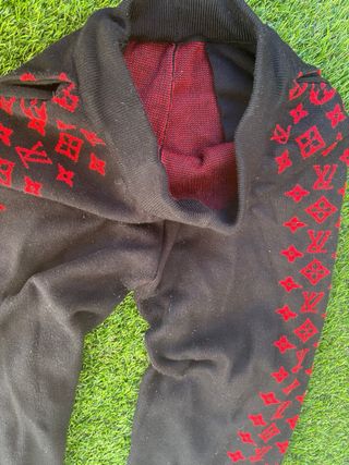 Conjunto Chándal Louis Vuitton Negro y Rojo