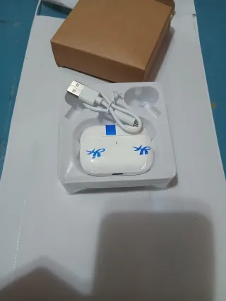 Auriculares Bluetooth Blancos y Azules