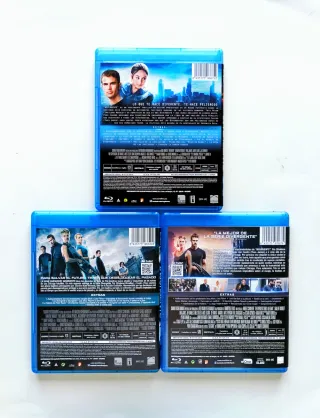 Saga Divergente Blu-ray Trilogía Español