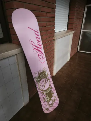 Tabla Snowboard con Fijaciones,1.45 cm