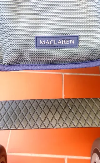 Silla Gemelar Maclaren Twin Techno Azul