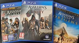 Juegos PS4: Assassin's Creed Unity, Syndicate, Ori