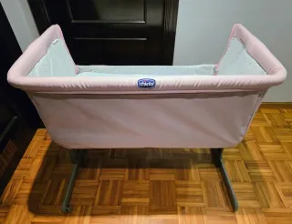 Cuna colecho Chicco rosa