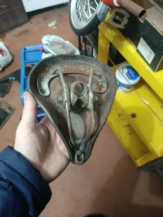 Sillín Cuero Bicicleta Antigua Niño BH Orbea