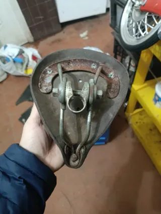 Sillín Cuero Bicicleta Antigua Niño BH Orbea