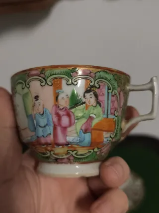 Tazas antiguas Compañía de Indias