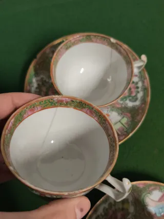 Tazas antiguas Compañía de Indias