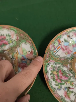 Tazas antiguas Compañía de Indias