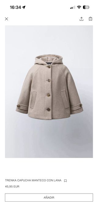 Chaqueta Zara Talla 2