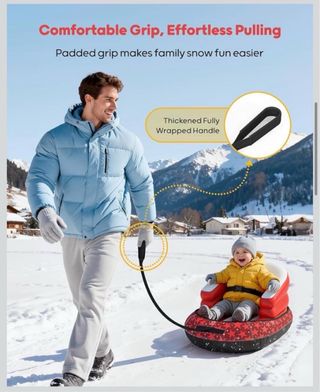 Trineo Inflable QPAU para Bebés y Niños