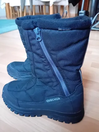 Botas de Nieve Quechua Negras impermeables