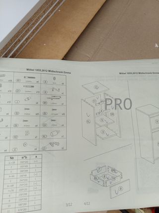 Armadio bagno Vicco Emma bianco/Sonoma medio