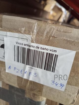 Armadio bagno Vicco Emma bianco/Sonoma medio