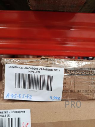 SONGMICS Scarpiera a 3 Livelli