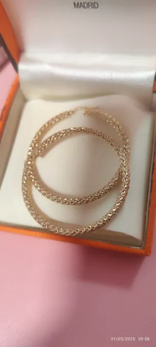 Pendientes Aro Oro 18K