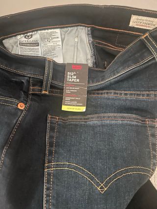 Levi's 512 Slim Taper Jeans Azul Oscuro