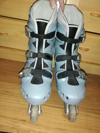 Patines en línea y regalo