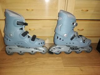 Patines en línea y regalo