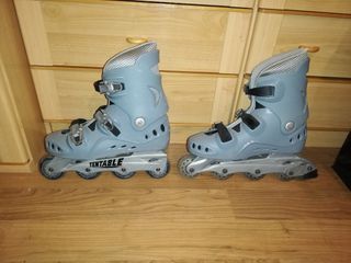 Patines en línea y regalo
