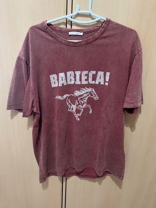 Camiseta Zara Babieca Guitarricadelafuente Talla M