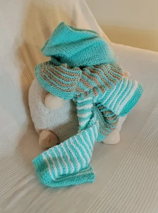 Set cappello e sciarpe