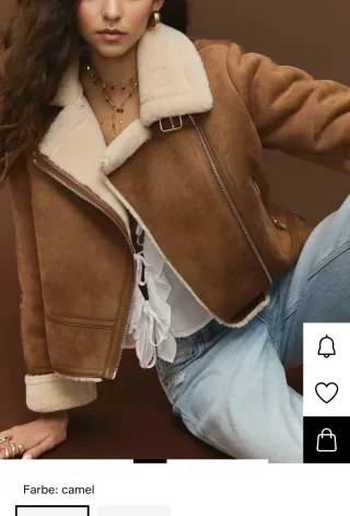 Chaqueta Stradivarius Talla S Marrón