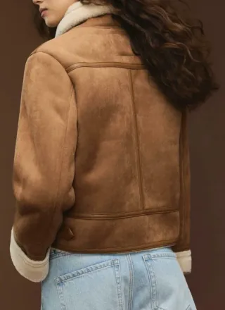 Chaqueta Stradivarius Talla S Marrón