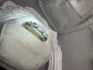 Anillo 5 Turmalinas Paraíba (5 colores)