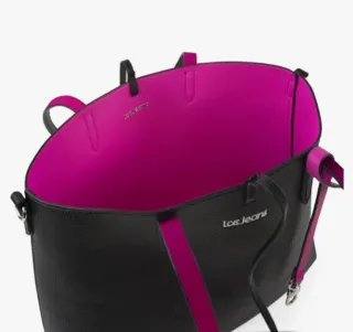 Bolso Lois Original Fucsia y Negro