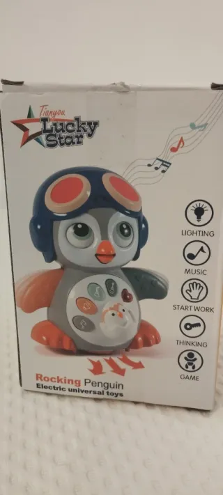 Juguete Pingüino Piloto Musical