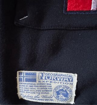 Sudadera Geographical Norway Azul Talla S