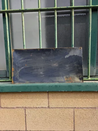 Cartel esmaltado antiguo Remington Typewriter