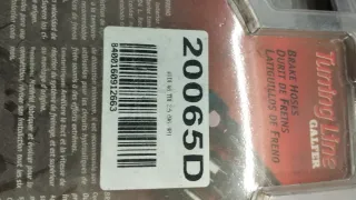 Lote retales latiguillos metálicos